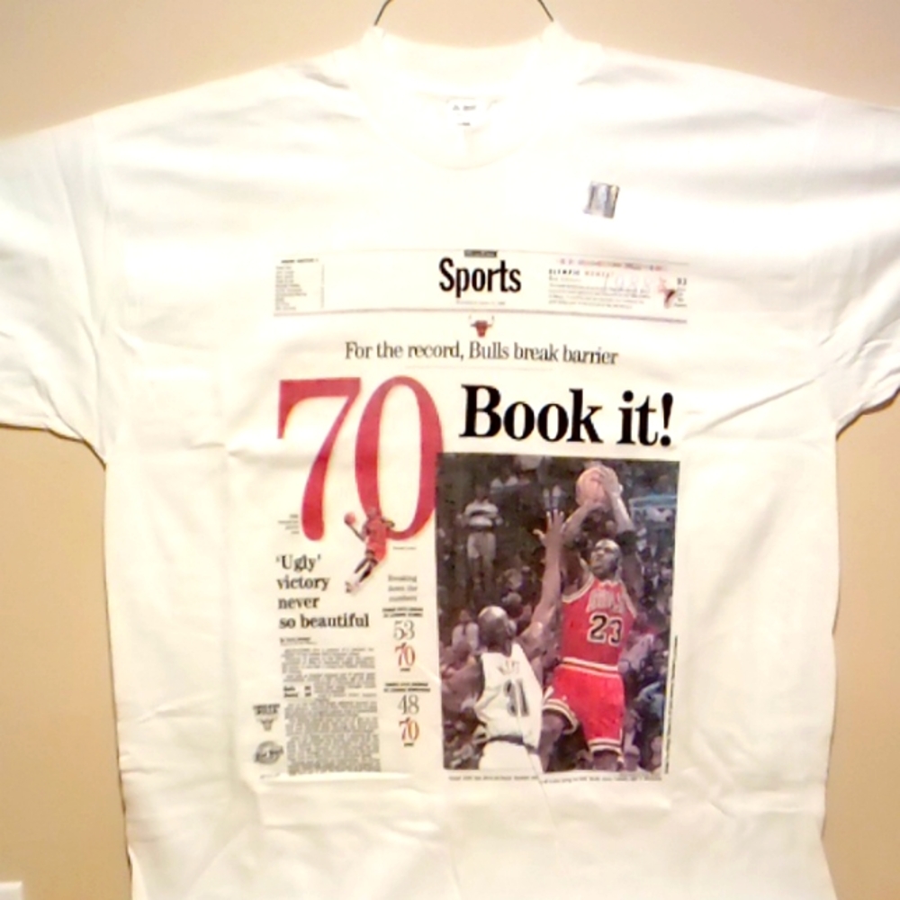Chicago Bulls 1996 70 game t-shirt